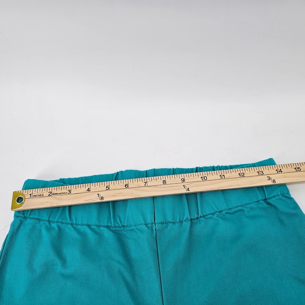 Soft Surroundings Pants Womens XS Turquoise Pull On Snap Hem Stretch 27431 - Picture 3 of 8